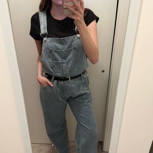 Casual Blue Women's Jeans Overalls